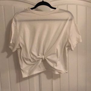 Knotted Cropped T-shirt (SOLD)